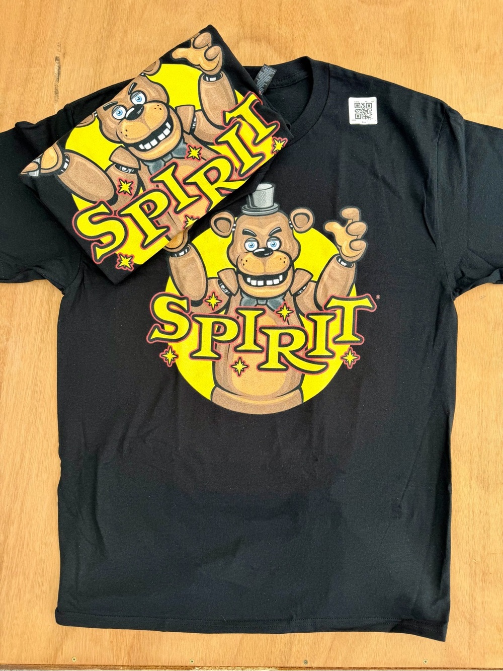 Spirit Halloween Five Nights of Freddy - Black Short-Sleeve Tee - Size XL Unisex